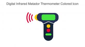 Digital Infrared Matador Thermometer Colored Icon In Powerpoint Pptx Png And Editable Eps Format