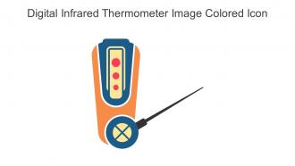 Digital Infrared Thermometer Image Colored Icon In Powerpoint Pptx Png And Editable Eps Format