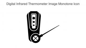 Digital Infrared Thermometer Image Monotone Icon In Powerpoint Pptx Png And Editable Eps Format