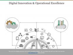 Digital innovation and operational excellence powerpoint slides