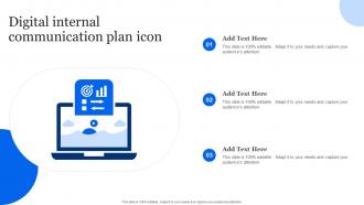 Digital Internal Communication Plan Icon
