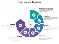 Digital internet marketing ppt powerpoint presentation pictures topics cpb