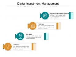 Digital investment management ppt powerpoint presentation images cpb