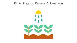 Digital Irrigation Farming Colored Icon In Powerpoint Pptx Png And Editable Eps Format
