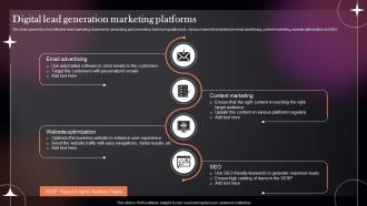 Digital Lead Generation Marketing Platforms