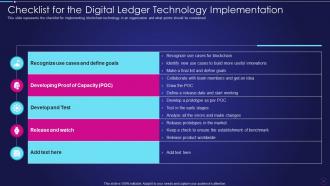 Digital Ledger Technology Powerpoint Presentation Slides