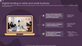 Digital Lending In Retail And Small Business