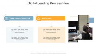 Digital Lending Process Flow In Powerpoint And Google Slides Cpb