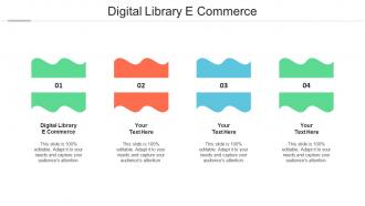 Digital Library E Commerce Ppt Powerpoint Presentation Infographics Icon Cpb