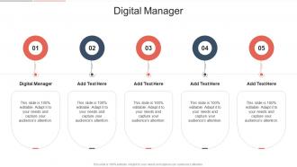 Digital Manager In Powerpoint And Google Slides Cpb
