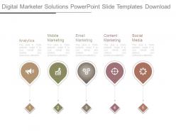 Digital marketer solutions powerpoint slide templates download