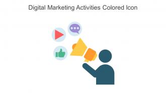 Digital Marketing Activities Colored Icon In Powerpoint Pptx Png And Editable Eps Format