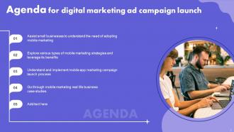Digital Marketing Ad Campaign Launch MKT CD V Ideas Best