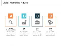 Digital marketing advice ppt powerpoint presentation infographics ideas cpb