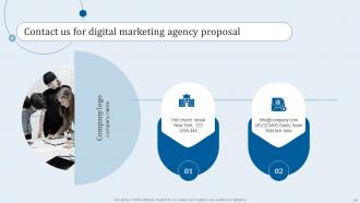 Digital Marketing Agency Proposal Powerpoint Presentation Slides Visual Adaptable