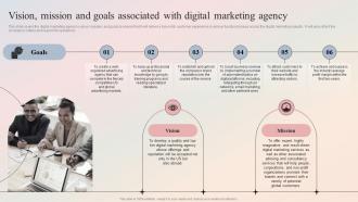 Digital Marketing Agency Vision Mission And Goals Associated With Digital Marketing BP SS