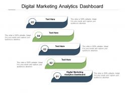 Digital marketing analytics dashboard ppt powerpoint presentation ideas graphics pictures cpb