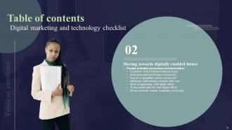 Digital Marketing And Technology Checklist Powerpoint Presentation Slides Impressive Professional