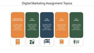 Digital marketing assignment topics ppt powerpoint presentation slides templates cpb