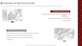 Digital Marketing Audit Of Website Overview Of Technical Audit