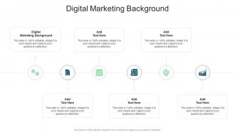 Digital Marketing Background In Powerpoint And Google Slides Cpb