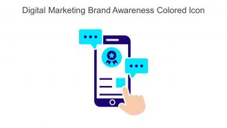 Digital Marketing Brand Awareness Colored Icon In Powerpoint Pptx Png And Editable Eps Format