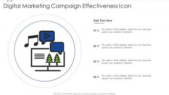 Digital Marketing Campaign Effectiveness Icon