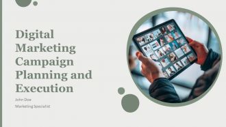 Digital Marketing Campaign Planning And Execution PPT Graphics AT