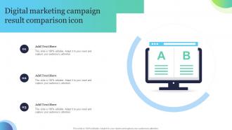 Digital Marketing Campaign Result Comparison Icon