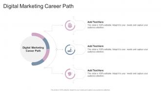 Digital Marketing Career Path In Powerpoint And Google Slides Cpb