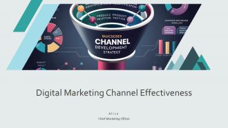 Digital Marketing Channel Effectiveness PPT Presentation AT