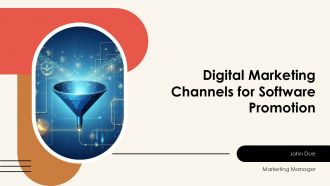 Digital Marketing Channels For Software Promotion PPT Template AT