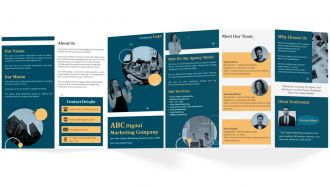 Digital Marketing Company Brochure Trifold