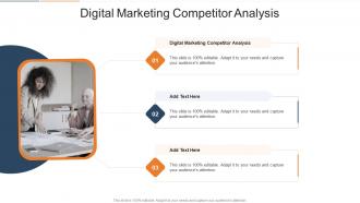 Digital Marketing Competitor Analysis In Powerpoint And Google Slides Cpb