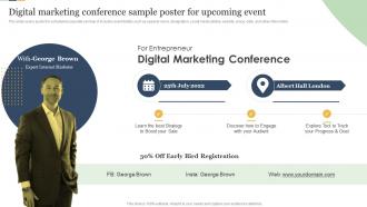 Digital Marketing Conference Sample Poster Event Enterprise Event Communication Guide