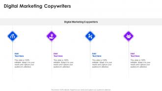 Digital Marketing Copywriters In Powerpoint And Google Slides Cpb