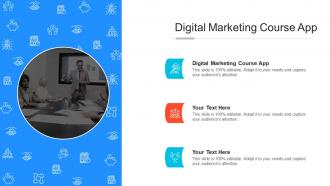 Digital marketing course app ppt powerpoint presentation model graphics download cpb