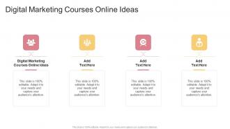 Digital Marketing Courses Online Ideas In Powerpoint And Google Slides Cpb