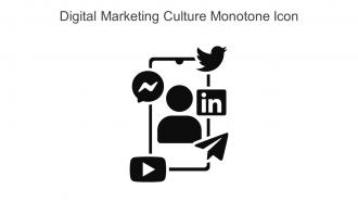 Digital Marketing Culture Monotone Icon In Powerpoint Pptx Png And Editable Eps Format