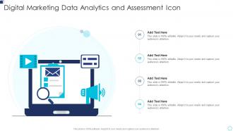 Digital Marketing Data Analytics And Assessment Icon