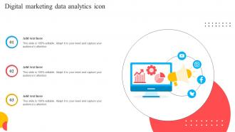 Digital Marketing Data Analytics Icon