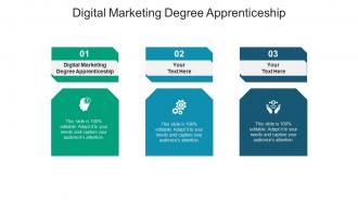Digital marketing degree apprenticeship ppt powerpoint presentation styles show cpb