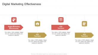 Digital Marketing Effectiveness In Powerpoint And Google Slides Cpb