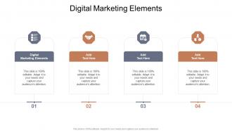Digital Marketing Elements In Powerpoint And Google Slides Cpb
