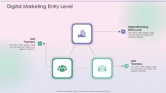 Digital Marketing Entry Level In Powerpoint And Google Slides Cpb