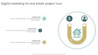 Digital Marketing For Real Estate Project Icon