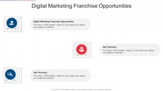 Digital Marketing Franchise Opportunities In Powerpoint And Google Slides Cpb