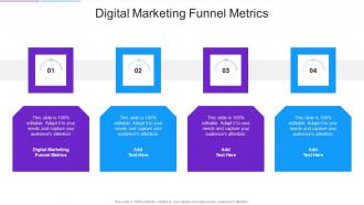 Digital Marketing Funnel Metrics In Powerpoint And Google Slides Cpb