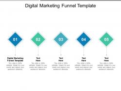 Digital marketing funnel template ppt powerpoint presentation icon display cpb