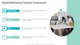 Digital Marketing General Contractors In Powerpoint And Google Slides Cpb